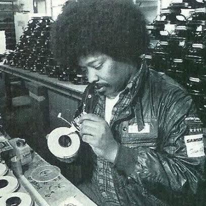 Ted Stilles assembling Hartke speaker cabinets in the early 1990s