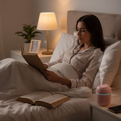 Diffuseur-dhuiles-essentielles-relaxation-lit
