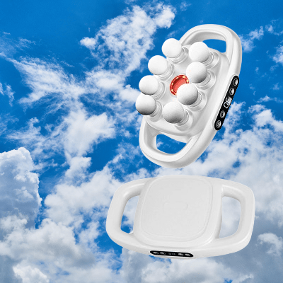 Appareil massage - High - FrequencyBodyMassage™ - Blanc 8 têtes - Accessoire Relax Azy
