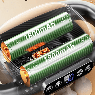 Appareil massage - High - FrequencyBodyMassage™ - Gris 8 têtes - Accessoire Relax Azy