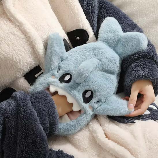 bouillotte-bleu-peluche-mignon