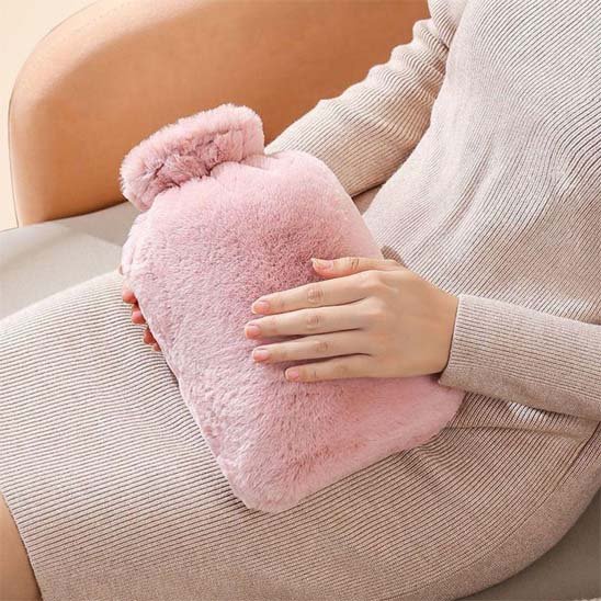 bouillotte-rose-peluche-douce