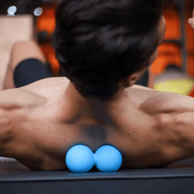 Boule de Massage - PeanutMassageBall™ - Bleu - Accessoire Relax Azy