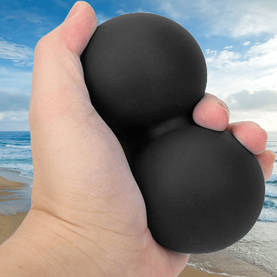 Boule de Massage - PeanutMassageBall™ - Noir - Accessoire Relax Azy