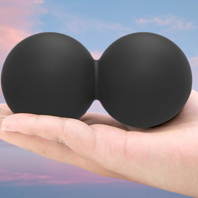 Boule de Massage - PeanutMassageBall™ - Noir - Accessoire Relax Azy