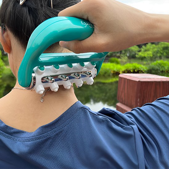 rouleau-de-massage-vert-soulagement