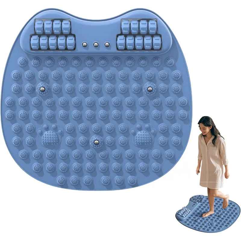 tapis-dacupression-bleu-picots-rouleaux
