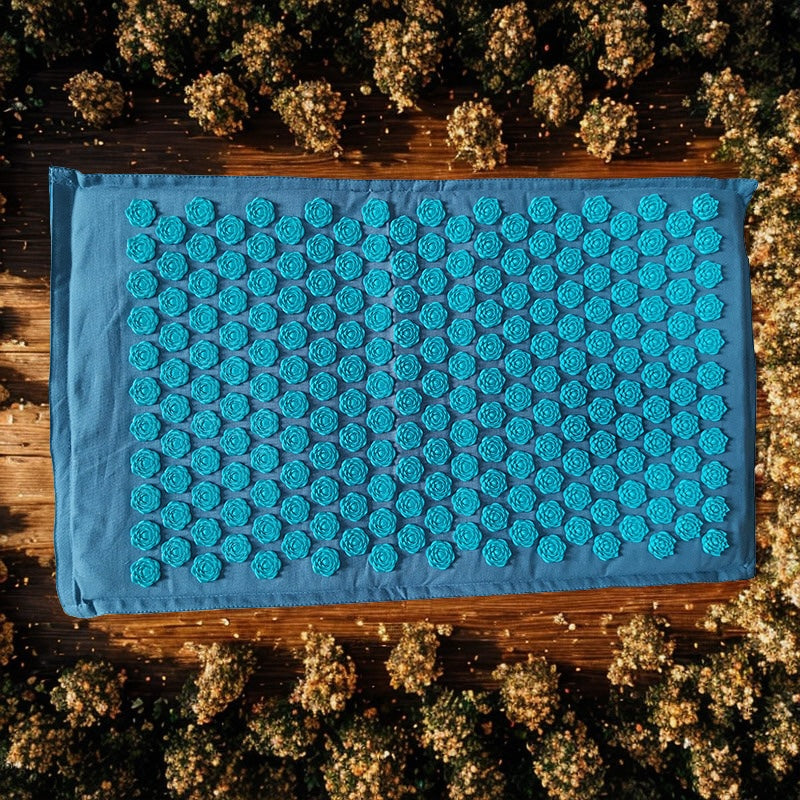 tapis-dacupression-bleu-simple