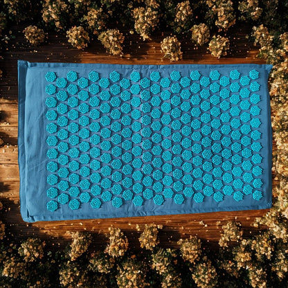 tapis-dacupression-bleu-simple